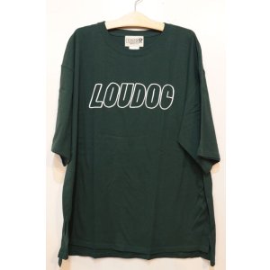 画像: [LOU DOG] LOUDOGビッグロゴTシャツ -グリーン-