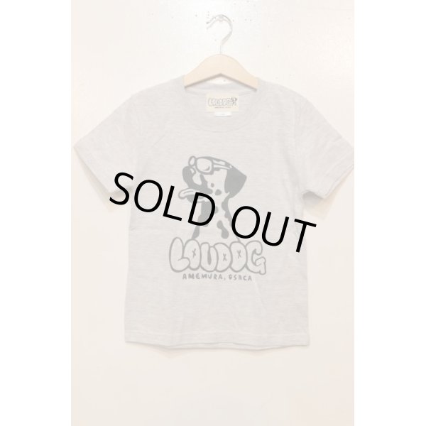 画像1: [LOU DOG] LOU DOG KIDS Tee(90cm / 100cm/110cm/120cm/130cm) -アッシュ- (1)