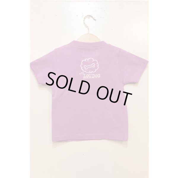 画像2: [LOU DOG] LOU DOG skate KIDS Tee(90cm/100cm/110cm/120cm/130cm) -ラベンダー- (2)