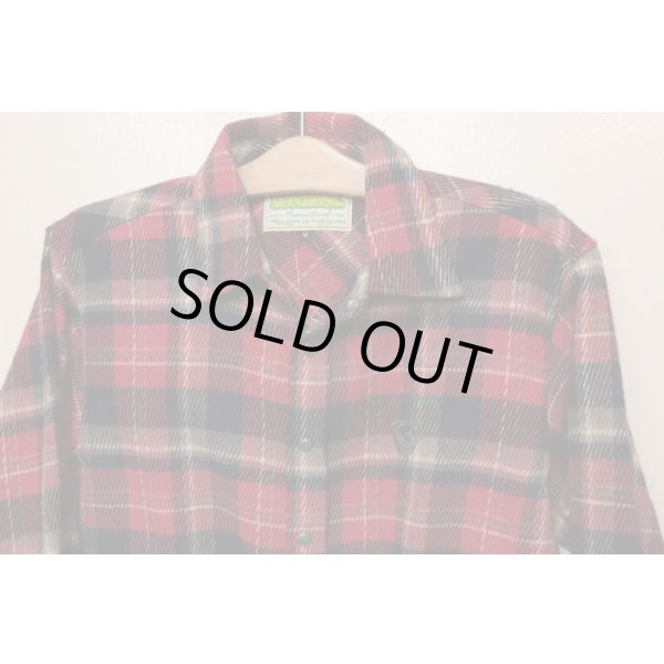 画像2: ☆SALE70%OFF[seedleSs] checky nel shirts -red base-  ※Ｍサイズのみ (2)