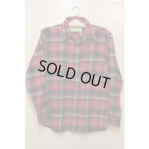画像1: ☆SALE70%OFF[seedleSs] checky nel shirts -red base-  ※Ｍサイズのみ (1)