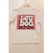 画像2: [LOU DOG] LOU DOG KIDS ロンT(110cm / 130cm / 150cm) -ホワイト/ピンク- (2)