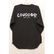 画像2: [LOU DOG] LOU DOG skate est.2011 Baseball ラグランTee -Black-   (2)