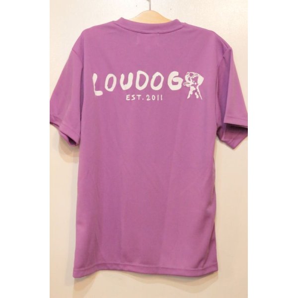 画像2: [LOU DOG] LOU DOG ドライTシャツ-purple- (2)