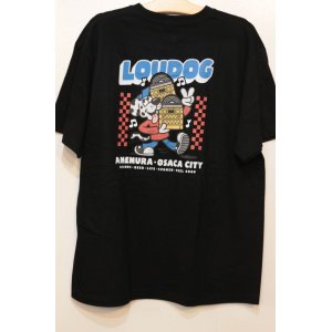 画像: [LOU DOG] LOU DOG RECORDS Tee -Black- 