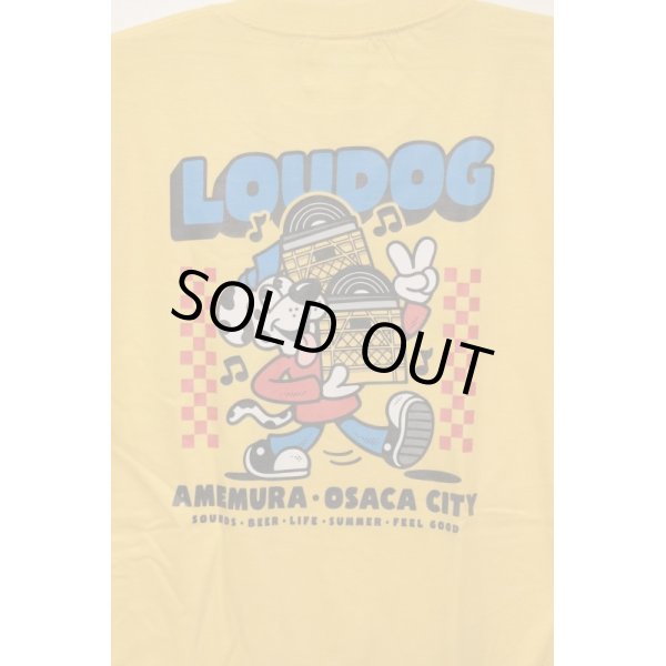 画像2: [LOU DOG] LOU DOG RECORDS Tee -Gold-  (2)