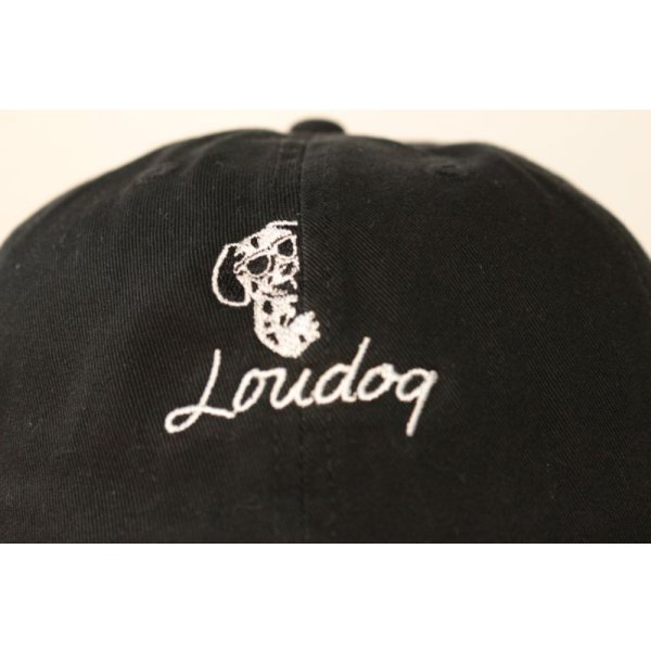 画像2: [LOUDOG] LOU DOGローキャップ -ブラック- (2)