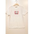 画像2: [LOU DOG] LOU DOG 四角ロゴ KIDS Tee(100cm/110cm/120cm/130cm/140cm/150cm) -ホワイト/ピンク- (2)