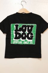 画像: [LOU DOG] LOU DOG 四角ロゴ KIDS Tee(100cm/110cm/120cm/130cm/140cm/150cm) -ブラック-