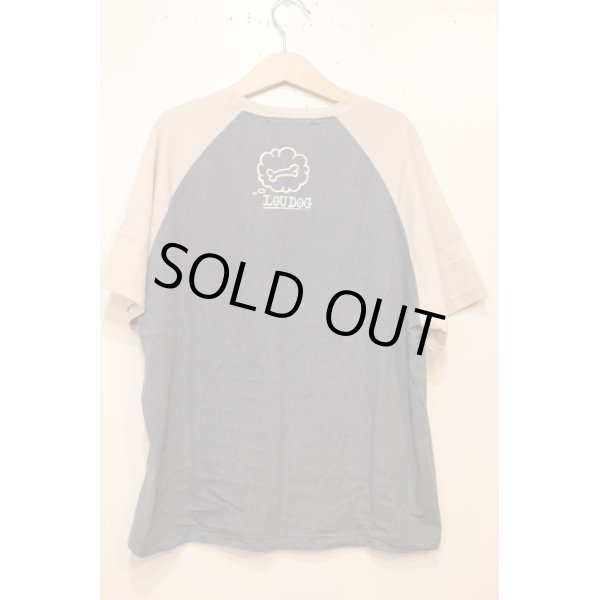 画像2: [LOU DOG] LOUDOG ワイドKIDS Tee -チャコール- ※サイズ:130cmのみ  (2)