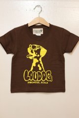 画像: [LOU DOG] LOU DOG KIDS Tee(100cm/110cm/120cm/130cm)-ブラウン-