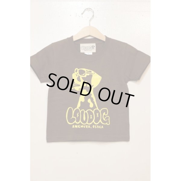 画像1: [LOU DOG] LOU DOG KIDS Tee(100cm/110cm/120cm/130cm)-ブラウン- (1)