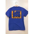 画像1: [LOU DOG] LOU DOG 四角ロゴ KIDS Tee(100cm/110cm/120cm/130cm/140cm/150cm) -ブルー- (1)