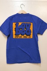 画像: [LOU DOG] LOU DOG 四角ロゴ KIDS Tee(100cm/110cm/120cm/130cm/140cm/150cm) -ブルー-