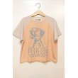 画像1: [LOU DOG] LOUDOG ワイドKIDS Tee -ナチュラル- ※サイズ:110cmのみ  (1)