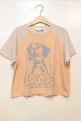 画像: [LOU DOG] LOUDOG ワイドKIDS Tee -ナチュラル- ※サイズ:110cmのみ 