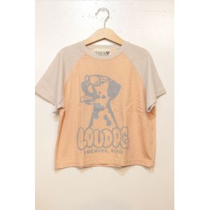 画像: [LOU DOG] LOUDOG ワイドKIDS Tee -ナチュラル- ※サイズ:110cmのみ 