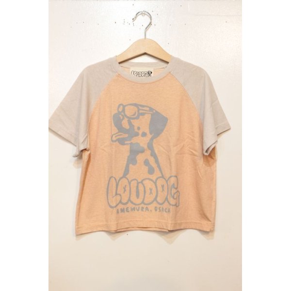 画像1: [LOU DOG] LOUDOG ワイドKIDS Tee -ナチュラル- ※サイズ:110cmのみ  (1)