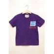 画像2: [LOU DOG] LOU DOG records KIDS Tee(100cm/110cm/120cm/130cm/140cm/150cm) -パープル- (2)