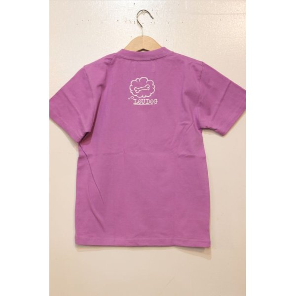 画像2: [LOU DOG] LOU DOG KIDS Tee(100cm/110cm/120cm/130cm)-ラベンダー- (2)