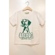 画像1: [LOU DOG] LOU DOG KIDS Tee(100cm/110cm/120cm/130cm)-バニラホワイト/グリーン- (1)