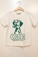 画像: [LOU DOG] LOU DOG KIDS Tee(100cm/110cm/120cm/130cm)-バニラホワイト/グリーン-