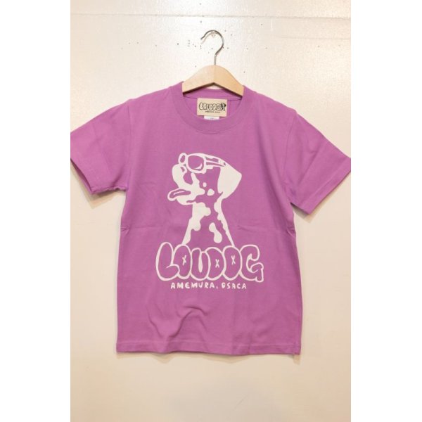 画像1: [LOU DOG] LOU DOG KIDS Tee(100cm/110cm/120cm/130cm)-ラベンダー- (1)