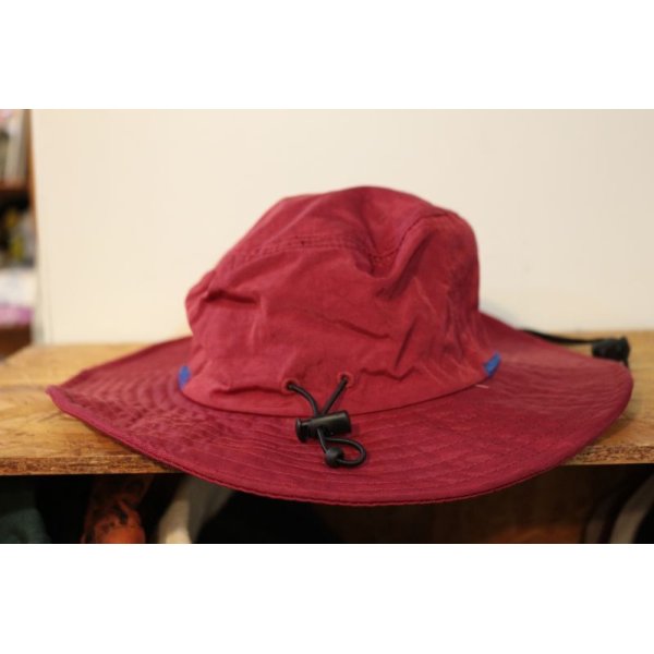 画像3: [LOU DOG] 撥水加工ADVENTURE HAT -Wine Red- (3)