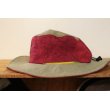 画像2: [LOU DOG] 撥水加工ADVENTURE HAT -Wine Red/Kahki- (2)