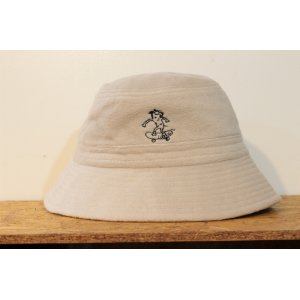 画像: [LOU DOG] BUCKET フリースHAT -ナチュラル-