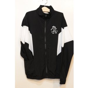 画像: [LOU DOG] NYLON JAKET -Black/White- ※ワンサイズのみ