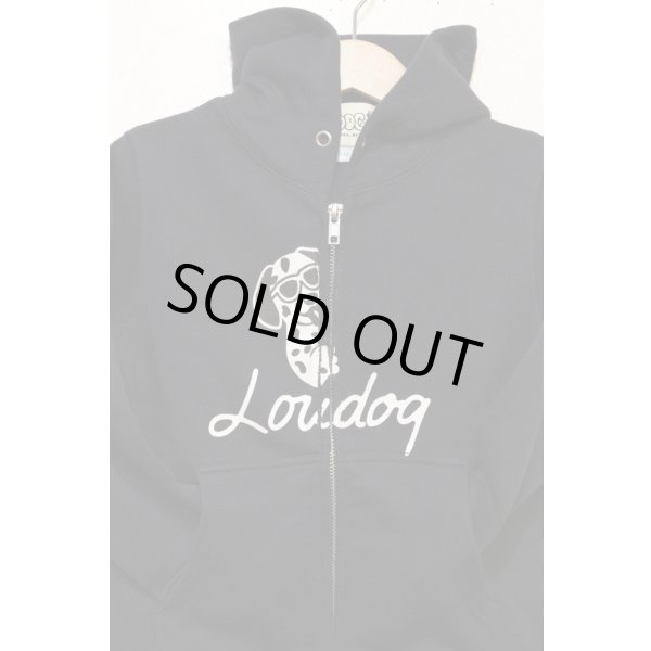 画像2: [LOU DOG] LOU DOG kidsジップパーカー -ネイビー- (2)