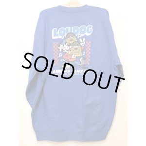 画像: [LOU DOG] LOU DOG RECORDS スウェット  -Blue-  