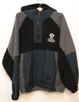 画像: [LOU DOG] LOUDOG BOAハーフジップJKT -Black/Gray-