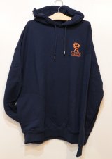 画像: [LOU DOG] LOUDOG original ワイドプルパーカ -Navy-