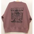 画像2: [LOU DOG] LOUDOGビッグスウェット L/S -メルロー- (2)