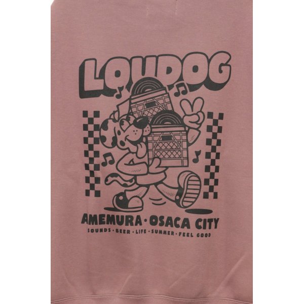 画像3: [LOU DOG] LOUDOGビッグスウェット L/S -メルロー- (3)