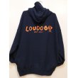 画像2: [LOU DOG] LOUDOG original ワイドプルパーカ -Navy- (2)