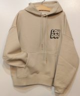 画像: [LOU DOG] LOUDOGワイドプルパーカ L/S -ナチュラル- ※裏起毛　Mサイズのみ