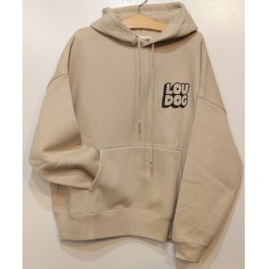 画像: [LOU DOG] LOUDOGワイドプルパーカ L/S -ナチュラル- ※裏起毛　Mサイズのみ