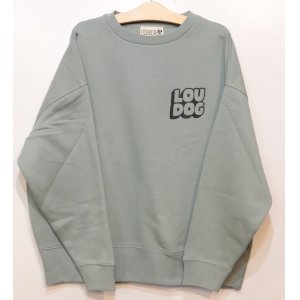 画像: [LOU DOG] LOUDOGビッグスウェット L/S -スモーキーグリーン-