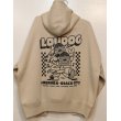 画像2: [LOU DOG] LOUDOGワイドプルパーカ L/S -ナチュラル- ※裏起毛　Mサイズのみ (2)