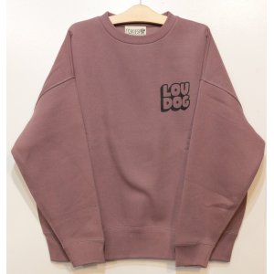 画像: [LOU DOG] LOUDOGビッグスウェット L/S -メルロー-