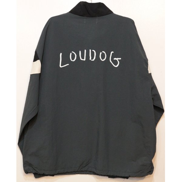 画像4: [LOU DOG] NYLON JAKET -Black&Deepgreen- ※ワンサイズのみ (4)