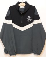 画像: [LOU DOG] NYLON JAKET -Black&Deepgreen- ※ワンサイズのみ