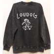 画像3: [LOU DOG] LOUDOG skateスウェット L/S -ダメージブラック- (3)