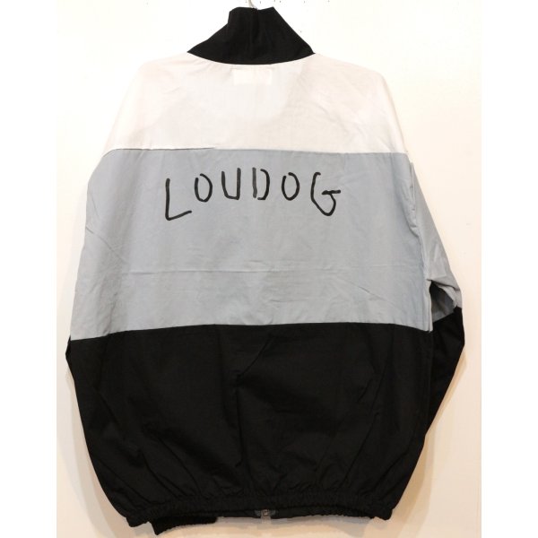 画像4: [LOU DOG] NYLON JAKET -Black/White/Blue- ※ワンサイズのみ (4)