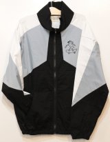 画像: [LOU DOG] NYLON JAKET -Black/White/Blue- ※ワンサイズのみ