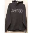 画像1: [LOU DOG] LOUDOG プルパーカ L/S -チャコール-　※Lサイズのみ (1)