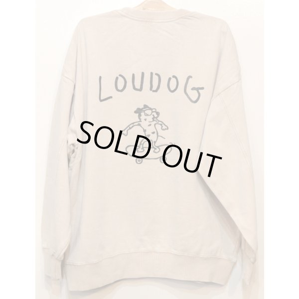 画像2: [LOU DOG] LOUDOG skateスウェット L/S -ダメージナチュラル- (2)